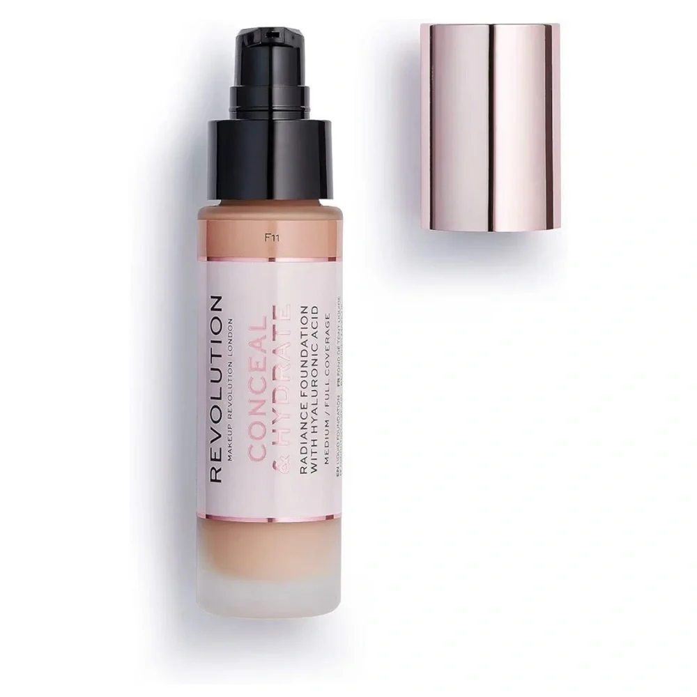 F11 - Revolution Beauty London – Conceal & Hydrate Foundation (Shade F11)